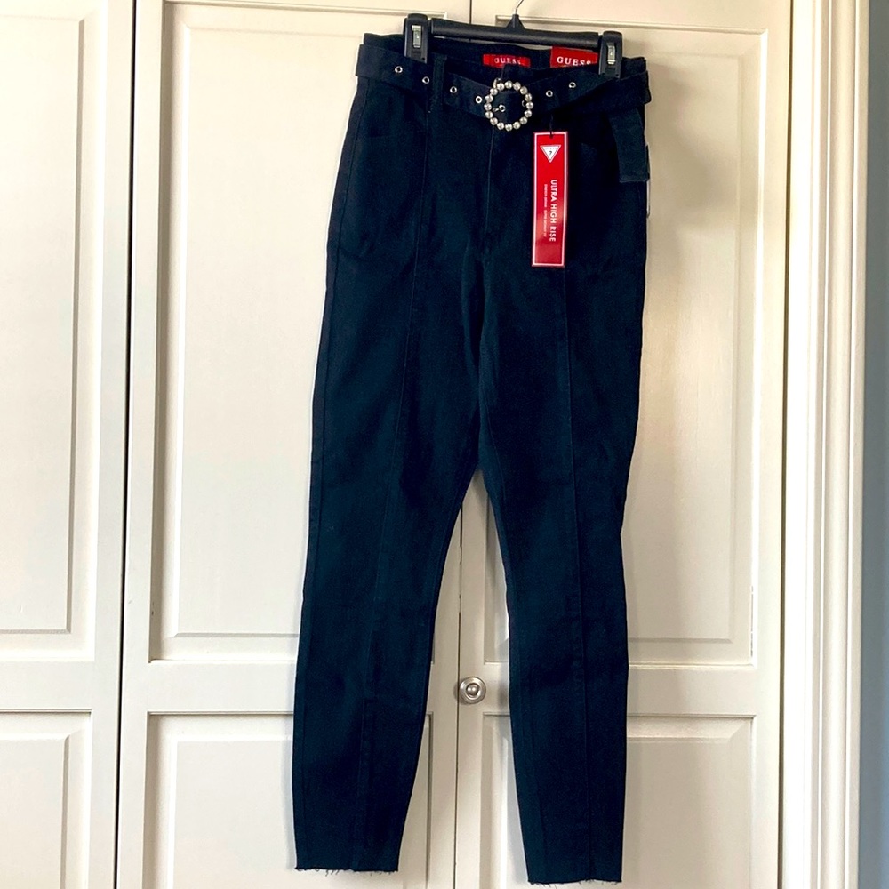 NWT Guess Stretch denim Black HighWaisted skinny jeans